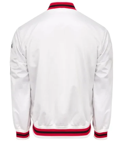 Miami Heat City Collection White Varsity Satin Jacket