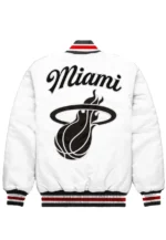 Miami Heat Exclusive White Satin Jacket