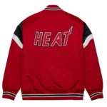 Miami Heat Heavyweight Red Satin Jacket
