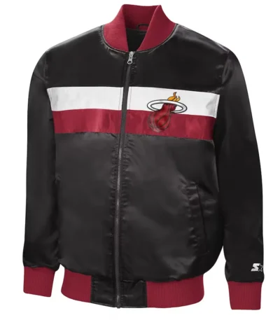 Miami Heat The Ambassador Black Satin Jacket