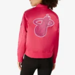 Miami Heat Triple Pink Satin Jacket