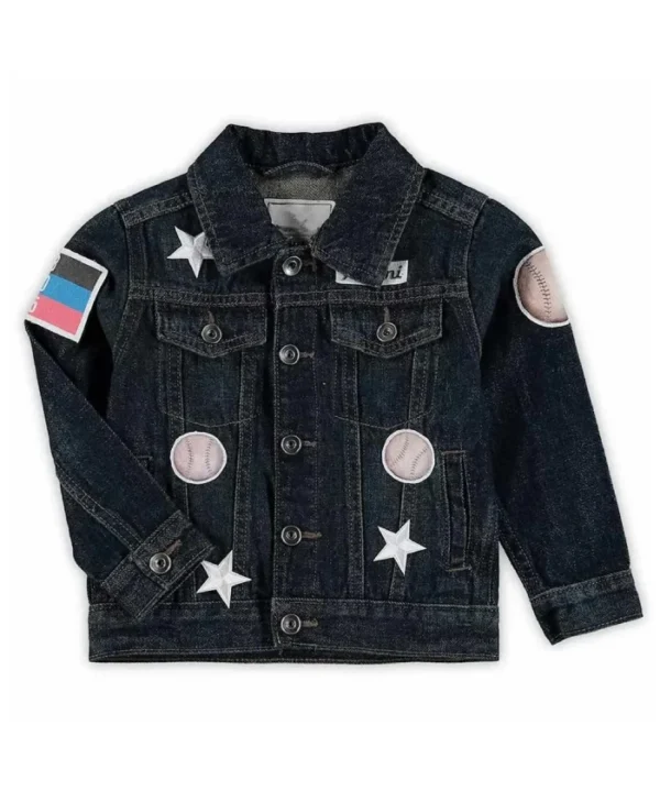 Miami Marlins Toddler Button-Up Denim Jacket