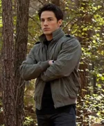 Michael Trevino The Vampire Diaries Cotton Bomber Jacket