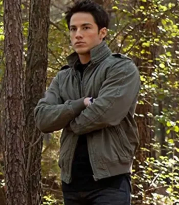 Michael Trevino The Vampire Diaries Cotton Bomber Jacket