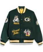 Mickey Mouse x Green Bay Packers Varsity Jacket
