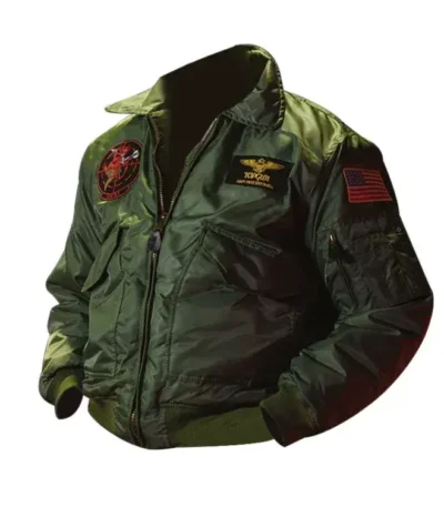 Miles Teller Top Gun Maverick Green Cotton Flight Pilot Jacket