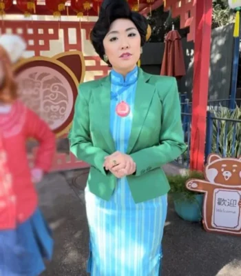 Ming Turning Red 2024 Movie Green Blazer