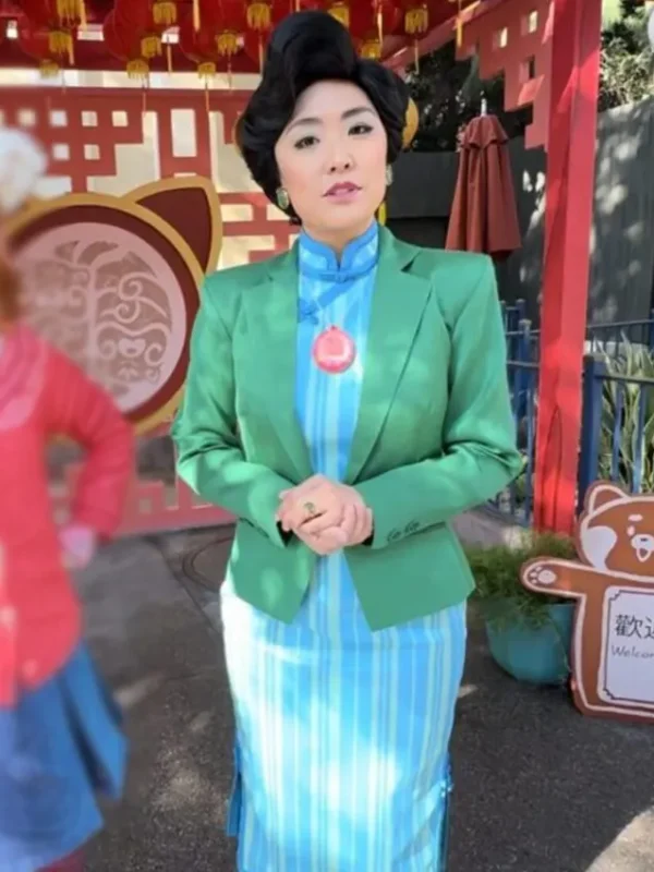 Ming Turning Red 2024 Movie Green Blazer