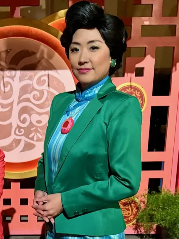 Ming Turning Red 2024 Movie Green Blazer