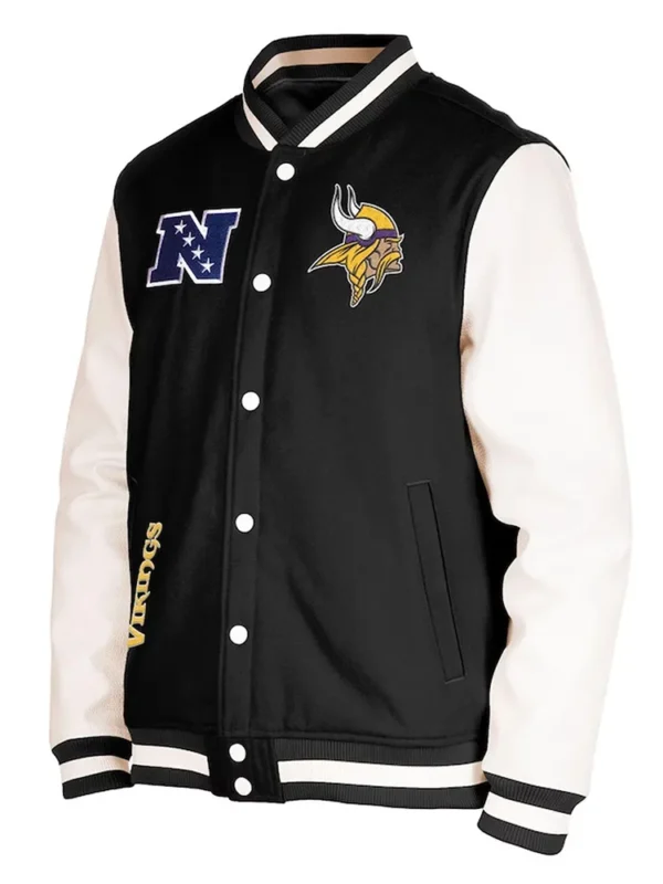 Minnesota Vikings Third Down Varsity Jacket