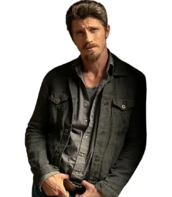 Mitch Keller Tulsa King Blue Denim Jacket