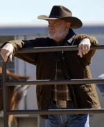 Mitch Pileggi Walker 2021 Brown Cotton Jacket