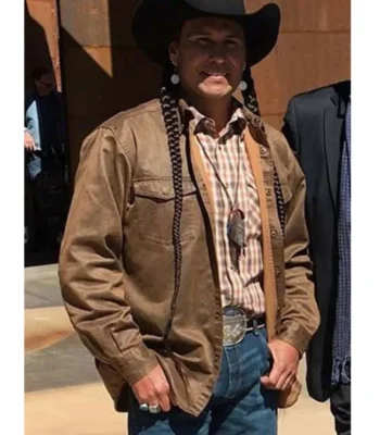 Mo Brings Plenty Yellowstone Rainwater Brown Jacket