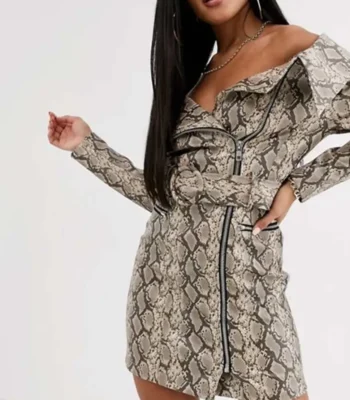 Mo Zoey’s Extraordinary Playlist Snake Skin Dress