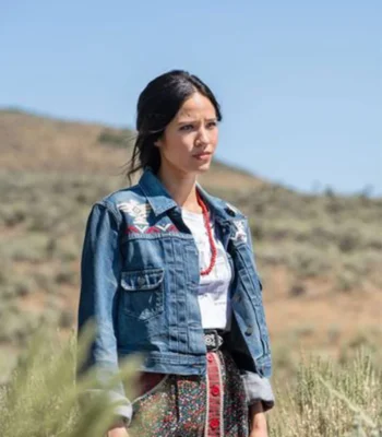 Monica Dutton Yellowstone Denim Blue Jacket