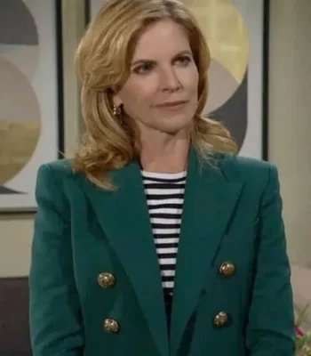 Morgan Green The Young and The Restless Talia Double Breasted Blazer