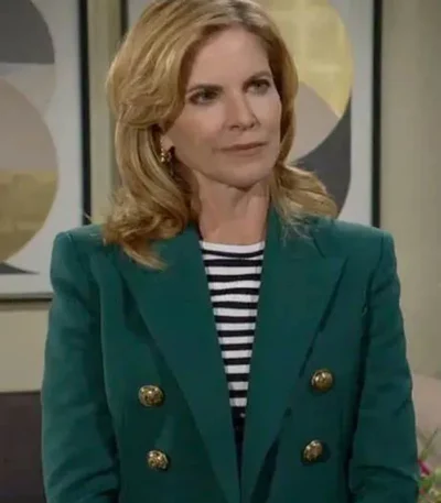 Morgan Green The Young and The Restless Talia Double Breasted Blazer