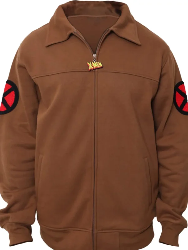 Morph X Men 97 Brown Cotton Costume Jacket