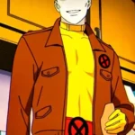 Morph X Men 97 Brown Cotton Costume Jacket