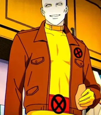 Morph X Men 97 Brown Cotton Costume Jacket