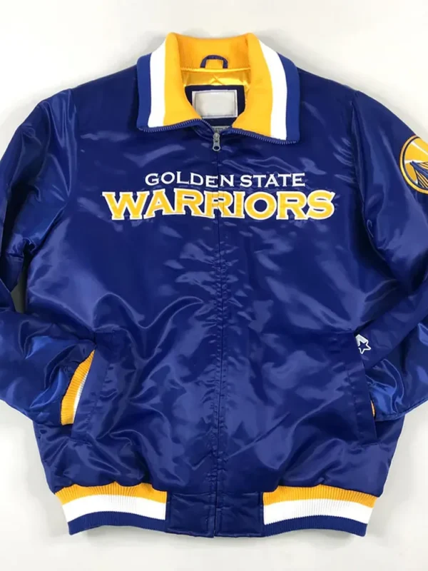 NBA Golden State Warriors Royal Blue Jacket