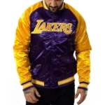 NBA Tough Season Los Angeles Lakers Purple Yellow Jacket