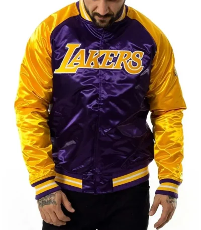 NBA Tough Season Los Angeles Lakers Purple Yellow Jacket