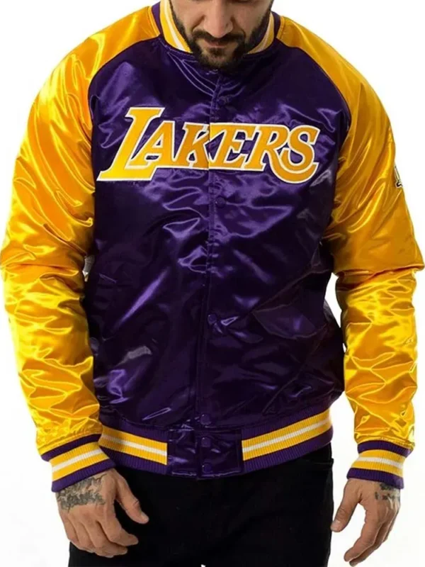 NBA Tough Season Los Angeles Lakers Purple Yellow Jacket