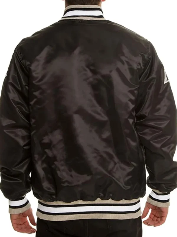 NHL Los Angeles Kings Black Satin Jacket