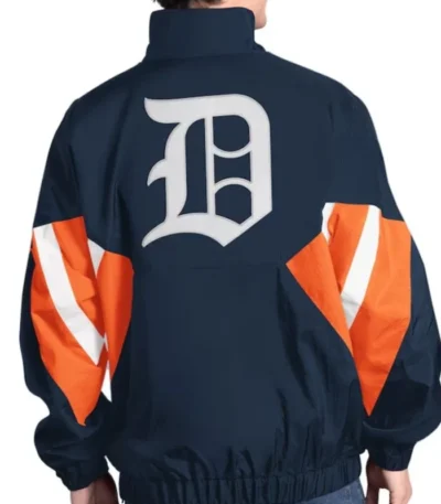 Detroit Tigers Cooperstown Chief Navy Half-Zip Pullover