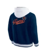 Detroit Tigers Navy Cotton Hooded Jacket