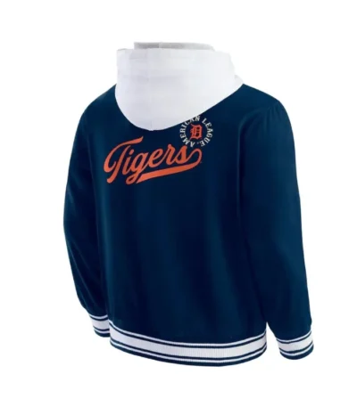 Detroit Tigers Navy Cotton Hooded Jacket