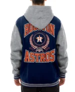 Throwback Prep Houston Astros Navy Hoodie Jacket