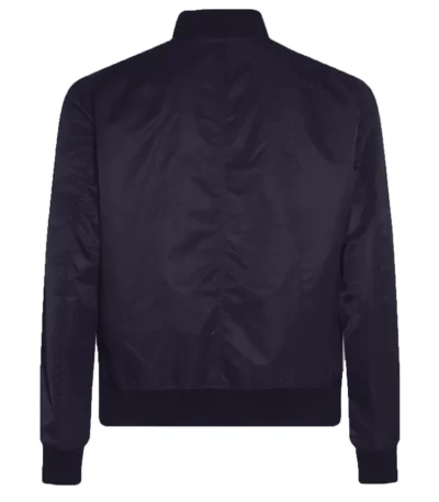 Navy LA Chargers Nylon Bomber Jacket