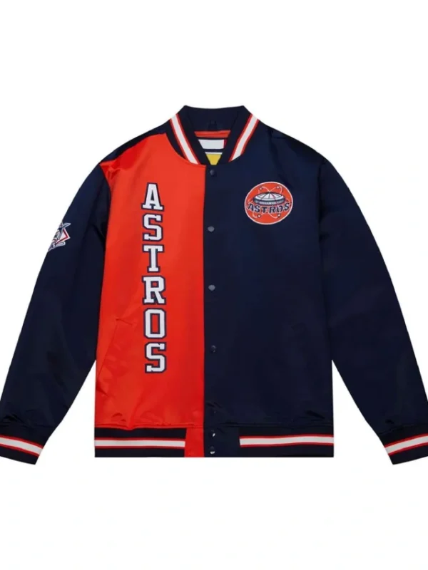 Navy/Orange Houston Astros Team OG 2.0 Satin Jacket