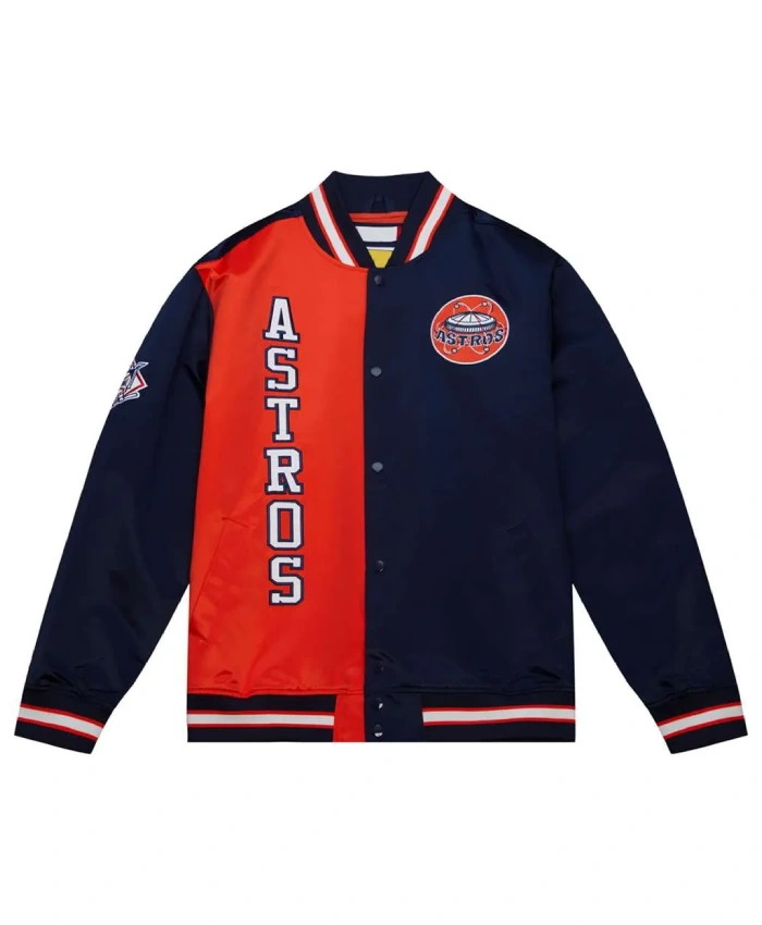 Navy/Orange Houston Astros Team OG 2.0 Satin Jacket Navy/Orange Houston Astros Team OG 2.0 Satin Jacket