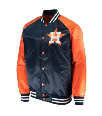 Navy/Orange Houston Astros The Lead Off Hitter Jacket