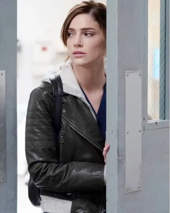 New Amsterdam (Series 2018) Dr. Lauren Black Leather Jacket New Amsterdam (Series 2018) Dr. Lauren Black Leather Jacket