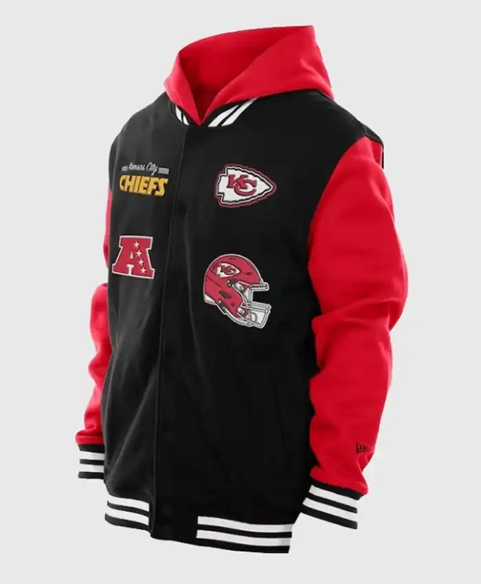 New Era Kansas City Chiefs Hooded Jacket New Era Kansas City Chiefs Hooded Jacket