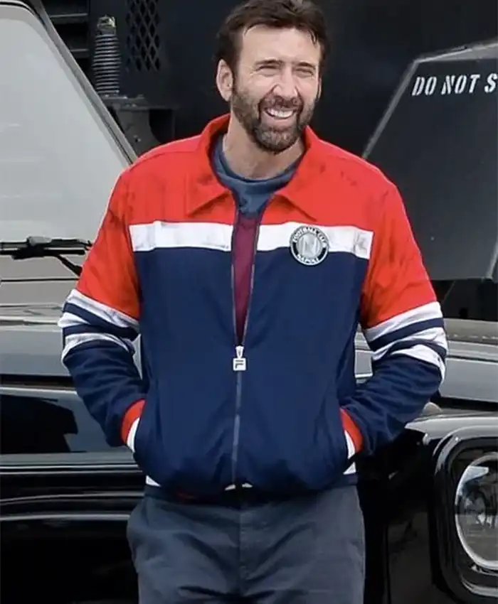 Nicolas Cage The Unbearable Weight Of Massive Talent Track Jacket Nicolas Cage The Unbearable Weight Of Massive Talent Track Jacket