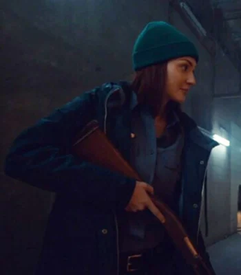 Nicole Haught Wynonna Earp Blue Puffer Jacket
