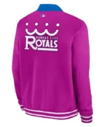 Nike Kansas City Royals Purple Bomber Jacket