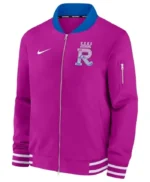 Nike Kansas City Royals Purple Bomber Jacket