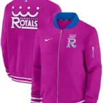 Nike Kansas City Royals Purple Bomber Jacket
