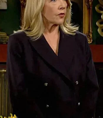 Nikki Newman The Young and the Restless Double-Breasted Crop Blazer