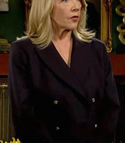 Nikki Newman The Young and the Restless Double-Breasted Crop Blazer