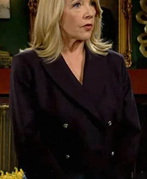 Nikki Newman The Young and the Restless Double-Breasted Crop Blazer
