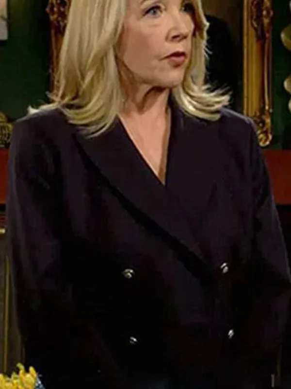 Nikki Newman The Young and the Restless Double-Breasted Crop Blazer