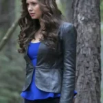 Nina Dobrev The Vampire Diaries S04 Leather Blazer