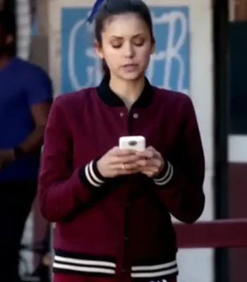 Nina Dobrev The Vampire Diaries S04 Varsity Jacket